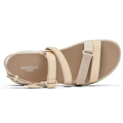 Fashion Rockport Women'S Xcs Trail Tech Washable Strappy Sandal White/Vanilla