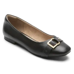 Discount Rockport Women'S Zoie Ring Ballet Flat Black