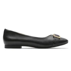 Discount Rockport Women'S Zoie Ring Ballet Flat Black